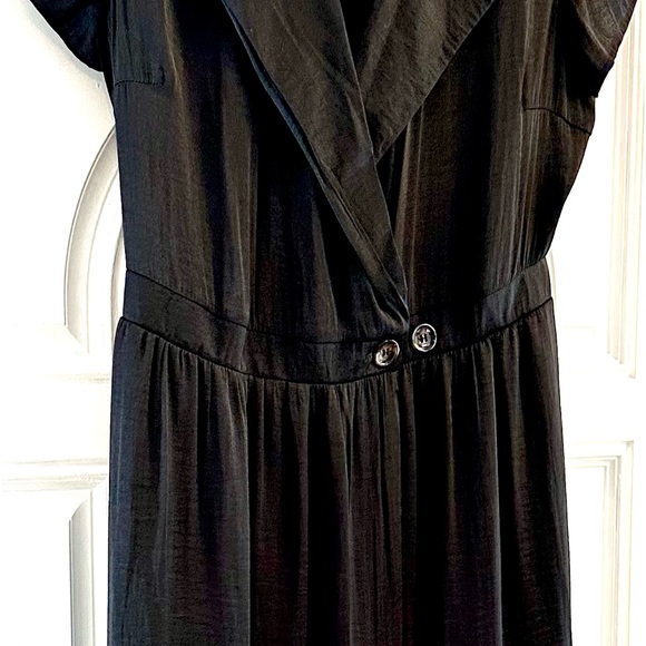 Promod Black Wrap Around Dress - Picture 5 of 12